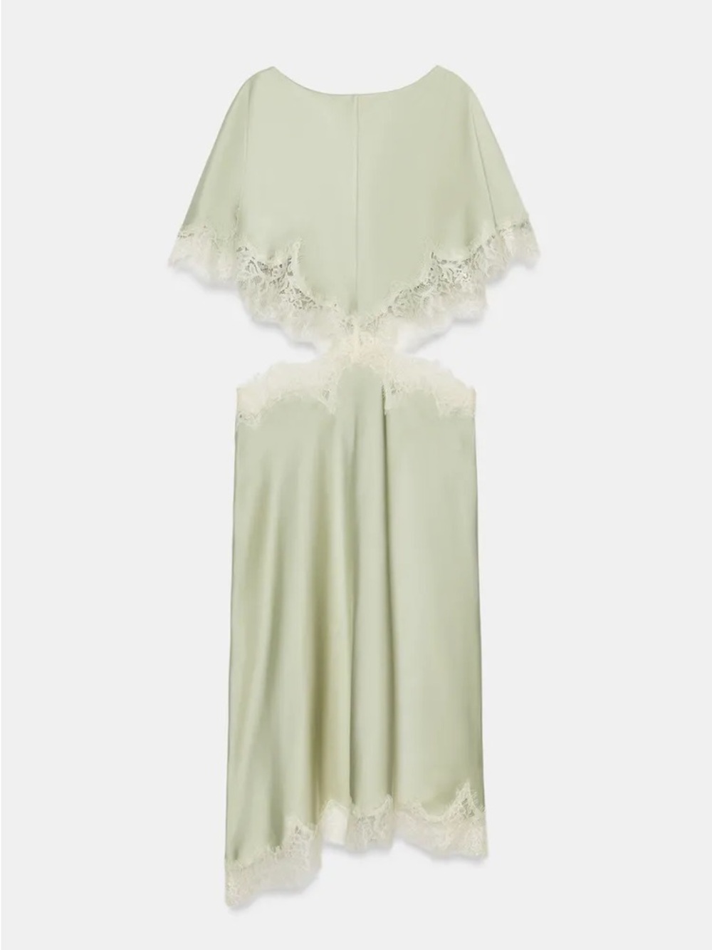 Zara ZW Collection Cut Out Lace Dress - Picture 3 of 16